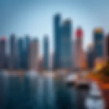 Dubai Marina - A Waterfront Paradise The serene beauty of Dubai Marina with its upscale waterfront