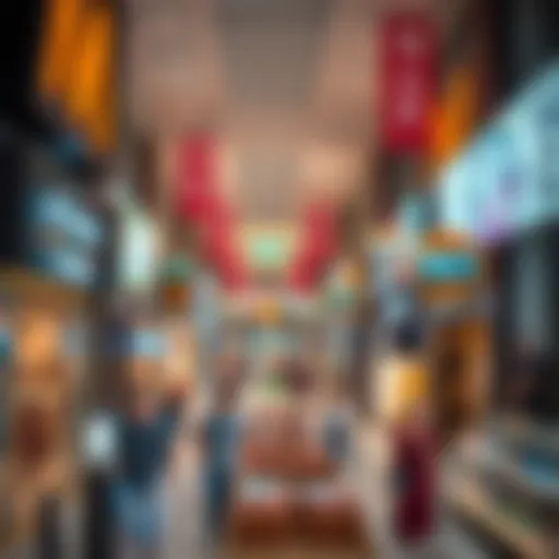 Vibrant Retail Landscape Dynamic retail scene at Al Ghurair City Center