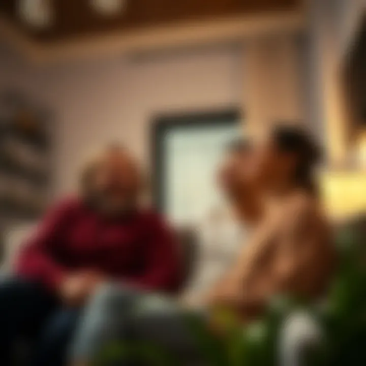 Joyful Renters in Their New Home Happy renters enjoying their new studio