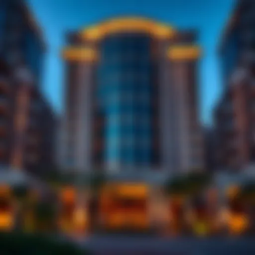 Architectural Elegance of Al Scott Park Place Stunning architectural facade of Al Scott Park Place