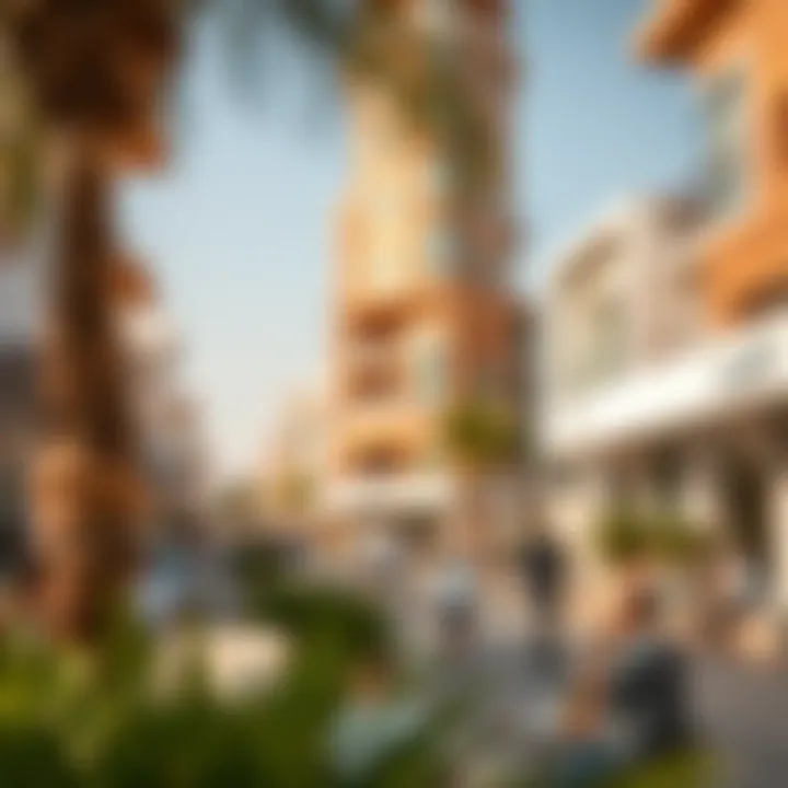 Community Atmosphere of Amwaj 4 Vibrant community atmosphere within Amwaj 4