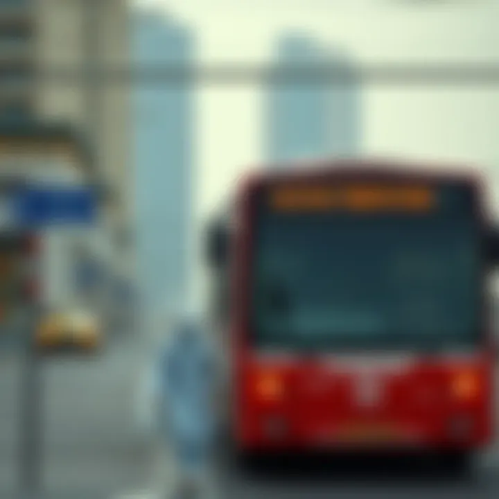 Public transport options in Dubai