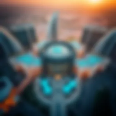 Aerial view of Silicon Oasis featuring Binghatti Diamonds