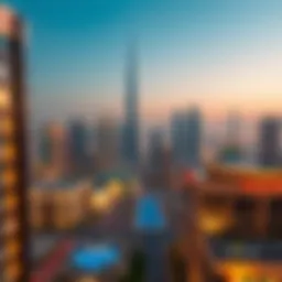 Panoramic view of Centro Burjuman