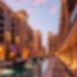 Stunning architectural view of Cinque Dubai