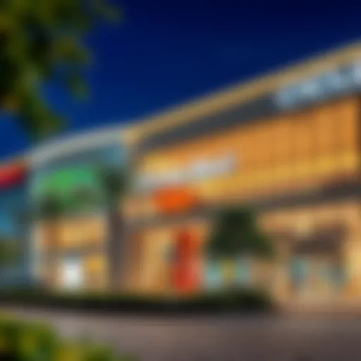 Aesthetic exterior view of Circle Mall JVC