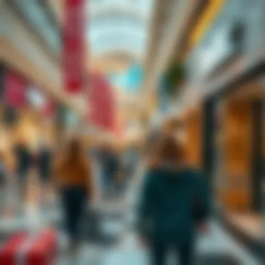 Shopping Experience at Circle Mall JVC Vibrant shopping scene inside Circle Mall JVC