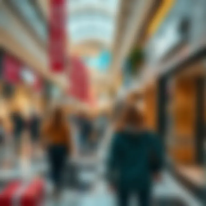 Shopping Experience at Circle Mall JVC Vibrant shopping scene inside Circle Mall JVC