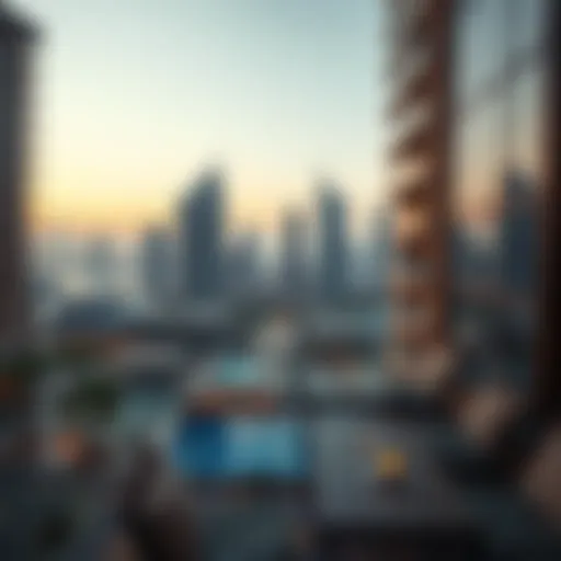 Stunning Views of Dubai's Luxury Apartments Luxury apartment view in Dubai