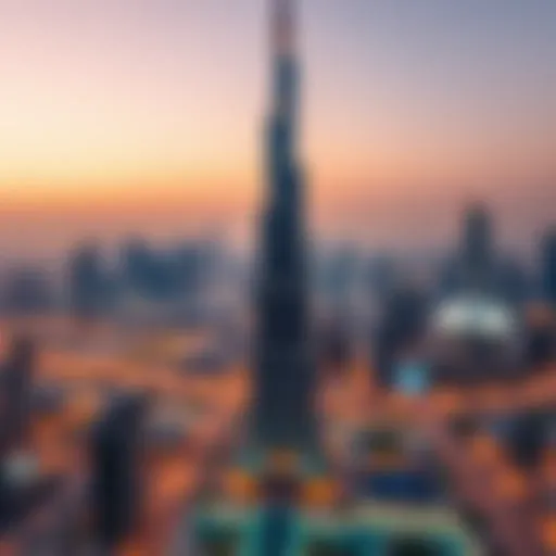 Al Shafar Tower 1 Skyline Perspective Stunning view of Al Shafar Tower 1 against Dubai skyline