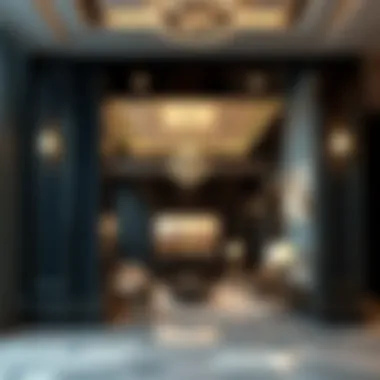 Luxury Interiors of Al Attar Tower Interior design elements of Al Attar Tower highlighting luxury finishes