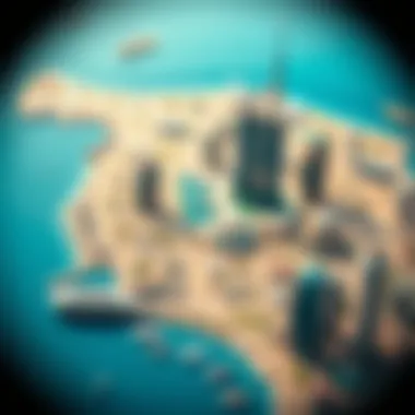 Key Landmarks Near Deira Island Detailed map highlighting key landmarks around Deira Island