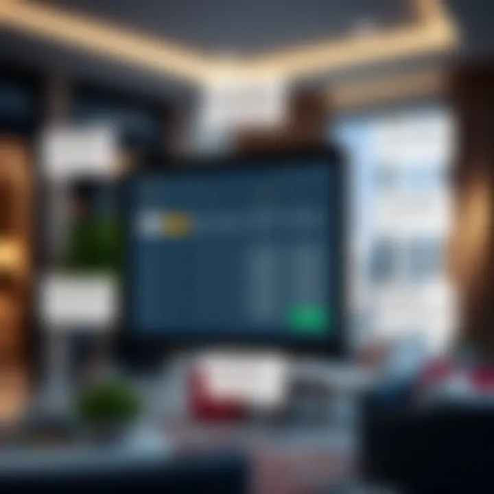 Illustration of the DLD Rent Calculator interface and features