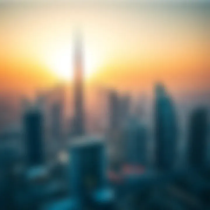 Dubai's Evolving Skyline: Living Legends Aerial view of Dubai highlighting Living Legends development