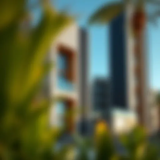 Modern Architectural Marvel of Eden House Al Satwa Exterior view of Eden House Al Satwa showcasing modern architecture