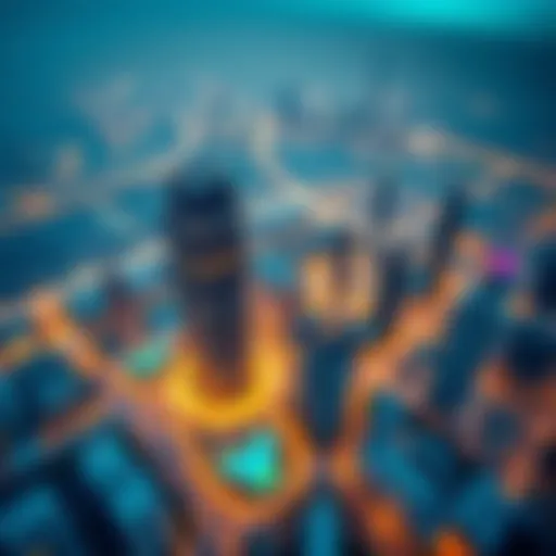 Luxury Real Estate Developments in Dubai Aerial view of Dubai skyline showcasing luxury real estate developments