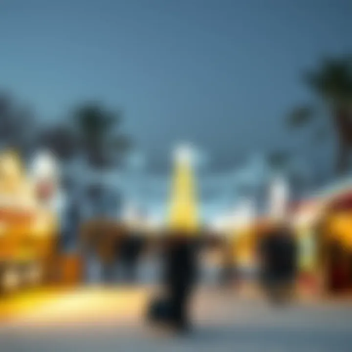 Outdoor winter festival in Dubai showcasing local culture