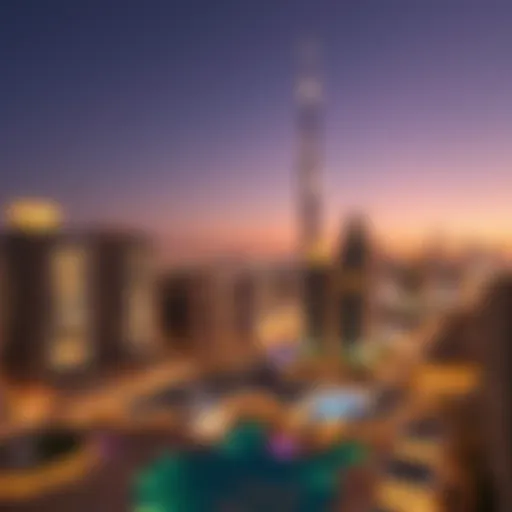 Vibrant Dubai skyline showcasing affordable living areas