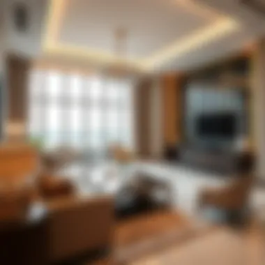 Elegant Interiors of Al Haseen Residences Stunning interior design of a unit in Al Haseen Residences