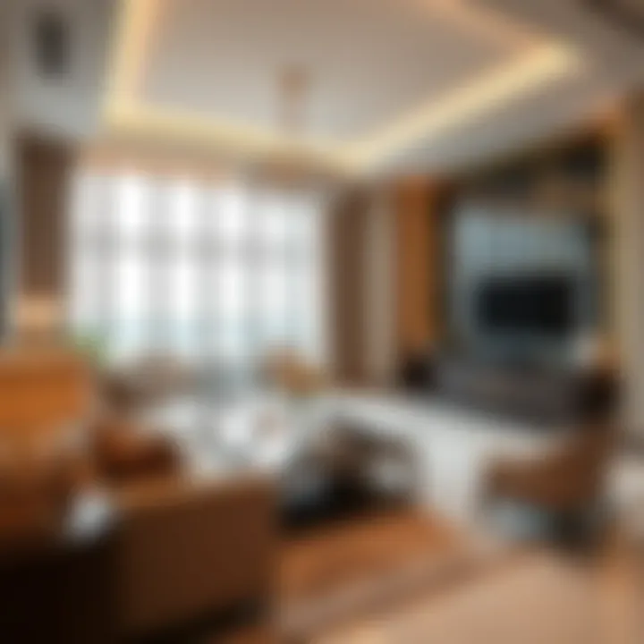 Elegant Interiors of Al Haseen Residences Stunning interior design of a unit in Al Haseen Residences