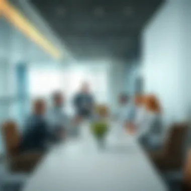 Professional Collaboration at Al Karama Business professionals collaborating in a meeting room at Al Karama