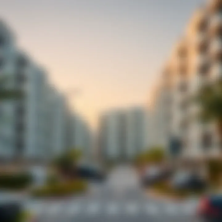 Residential Developments in Al Quoz Modern apartment complex in Al Quoz representing real estate opportunities