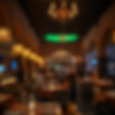 A lively atmosphere with diners enjoying their meals at Al Safadi