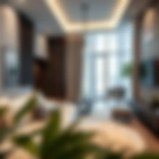 Stylish Living Spaces in Deira Modern apartment interior showcasing a living space in Deira