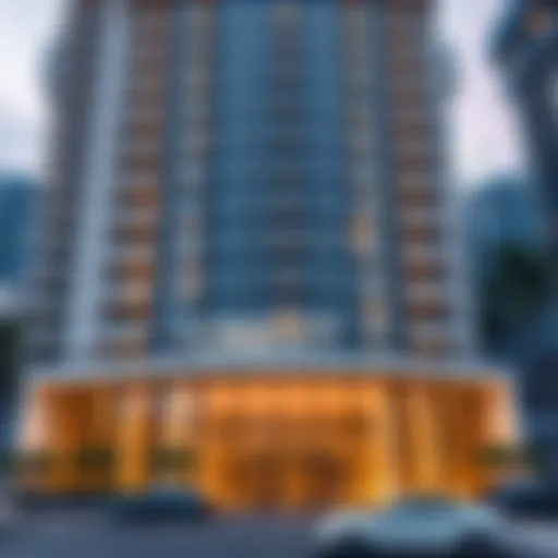 Stunning Facade of Orient Towers Exterior view of Orient Towers showcasing modern design