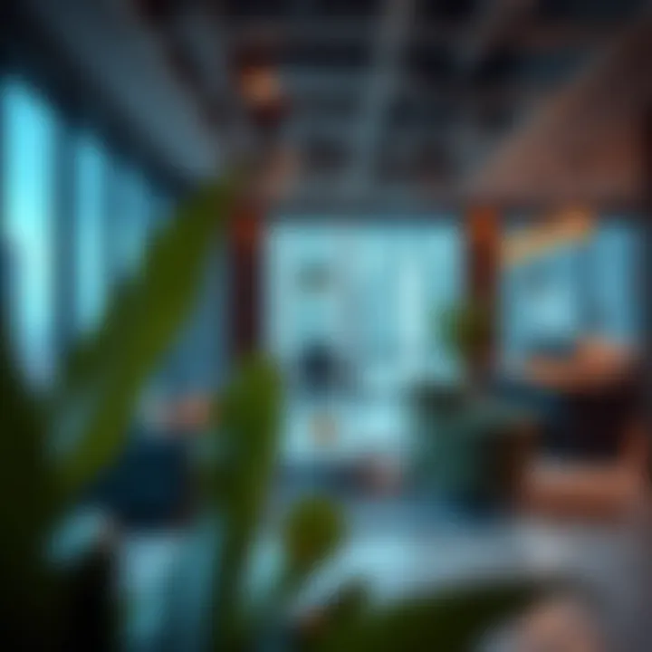 Promoting Work-Life Balance Relaxation area in a co-working space promoting work-life balance