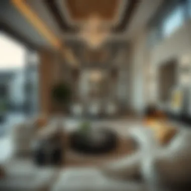 Luxurious Interiors of Danube Villas Luxurious interior design elements within a Danube Villa