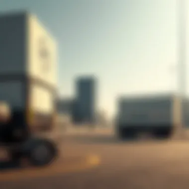 Logistics Operations in Dubai Industrial City Logistics operations at Dubai Industrial City emphasizing transport links