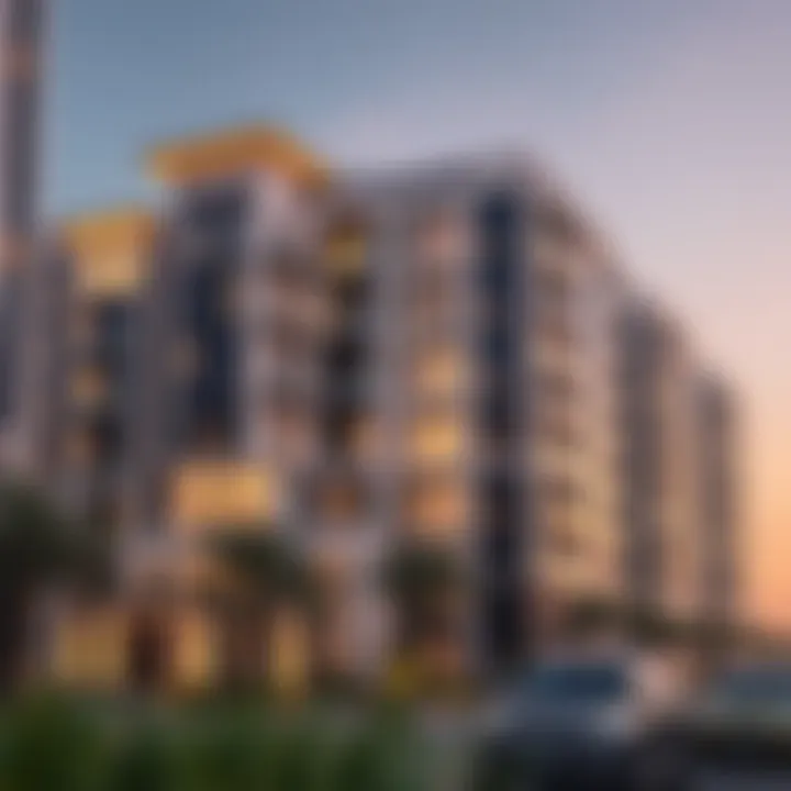 Modern architectural design of Celestia buildings