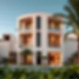 Exterior view of Eden House showcasing its modern architecture