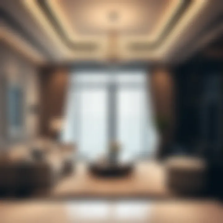 Luxurious interior design of a residence within Ellington properties