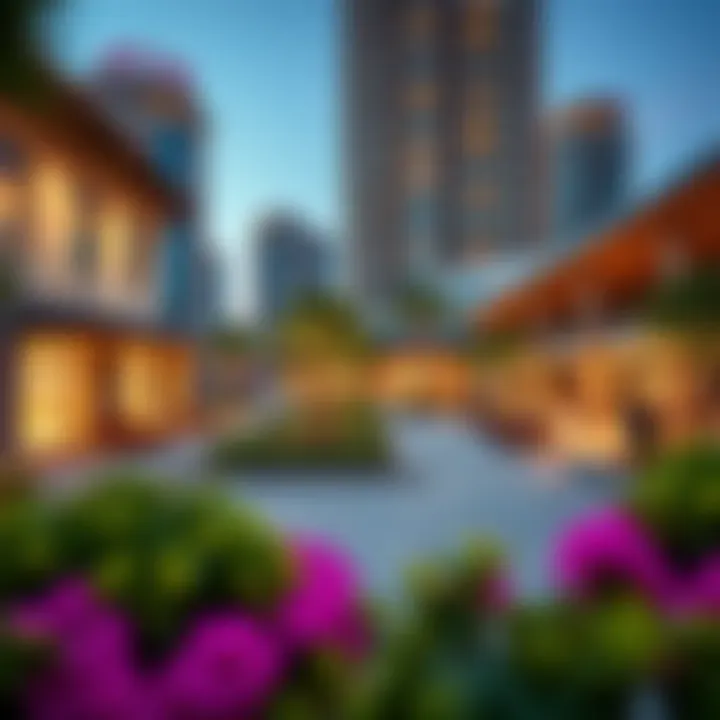 Community Amenities at Executive Bay Tower B Community amenities and recreational spaces surrounding Executive Bay Tower B