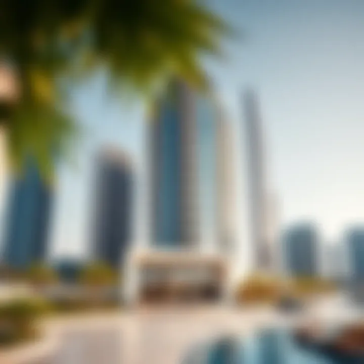 Architectural Marvel of Executive Bay Tower B Stunning view of Executive Bay Tower B showcasing its modern architecture