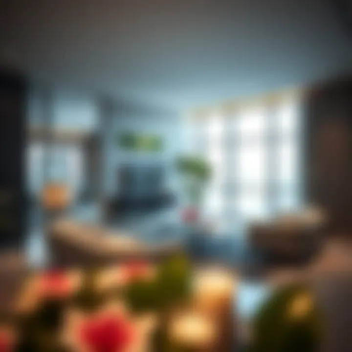 Sophisticated Interiors of Global Lake View Apartments Luxurious apartment interiors showcasing modern design
