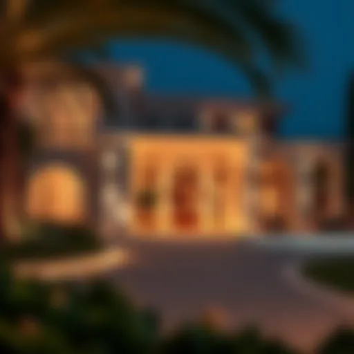 Exterior Elegance of Dubai Villas Stunning exterior view of a luxury villa in Dubai