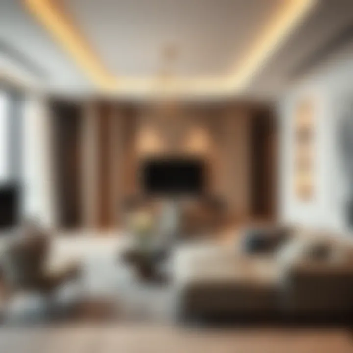 Chic Comfort: Modern Apartment Interiors Stylish interior of a modern apartment