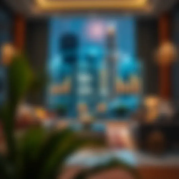 Property Management Innovations A digital interface showcasing property management tools