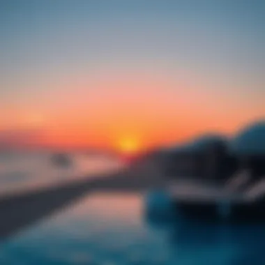 Sunset Over La Mer Beach Stunning sunset view over La Mer Beach