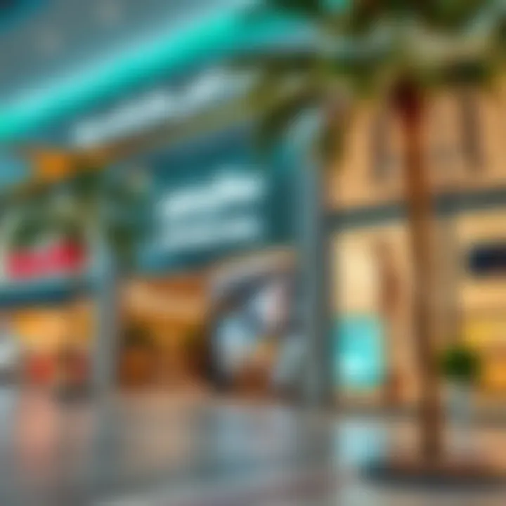 Captivating Storefronts of Nakheel Mall Stylish storefront at Nakheel Mall