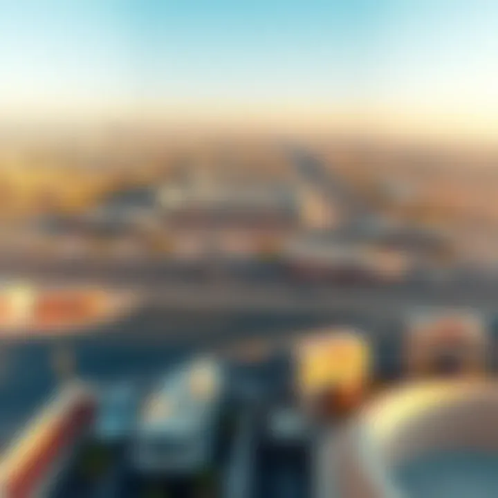 Stunning Views from Rahaf Tower Panoramic view of Al Qusais from the top of Rahaf Tower