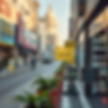 Key Shop Rental Areas in Karama A map highlighting key areas for shop rentals in Karama