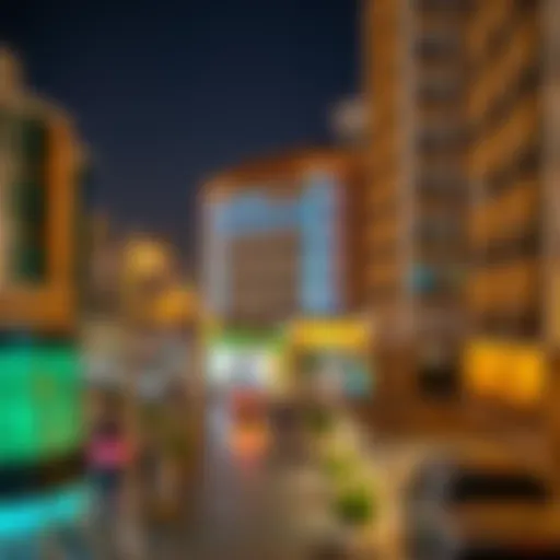 Panoramic View of Deira's Unique Architecture A panoramic view of Deira showcasing modern and traditional architecture