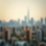 Dubai Skyline: A Blend of Modernity and Tradition Skyline of Dubai showcasing diverse residential buildings