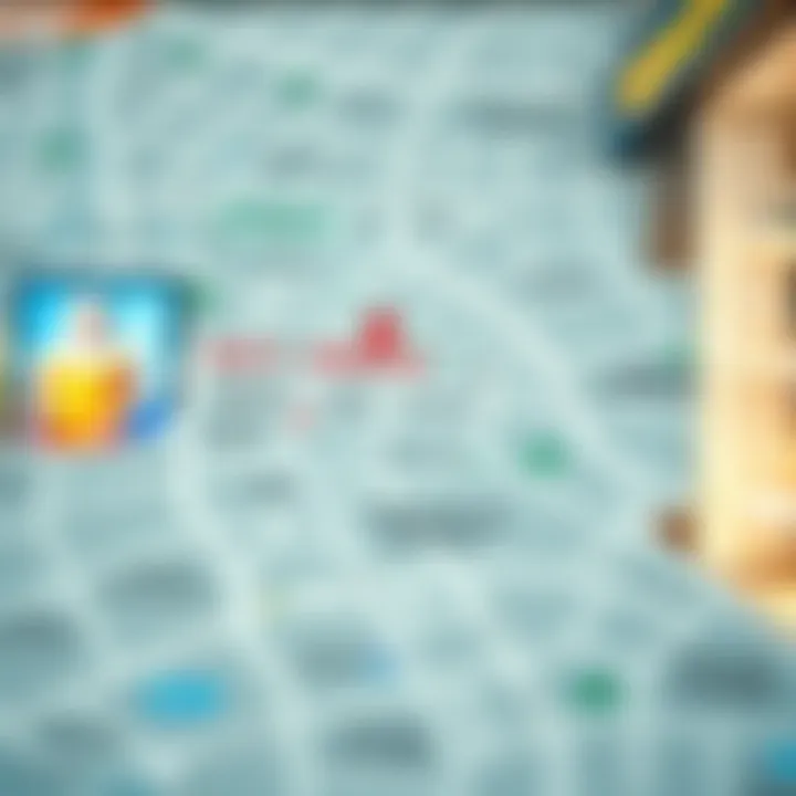 Key Areas for Shop Rentals A map highlighting key areas for shop rental opportunities in International City