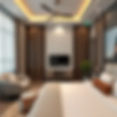 Modern Room Decor in Al Barsha Spacious room interior with modern decor in Al Barsha