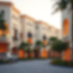 Stunning architectural design of Sama Townhouses in Dubai